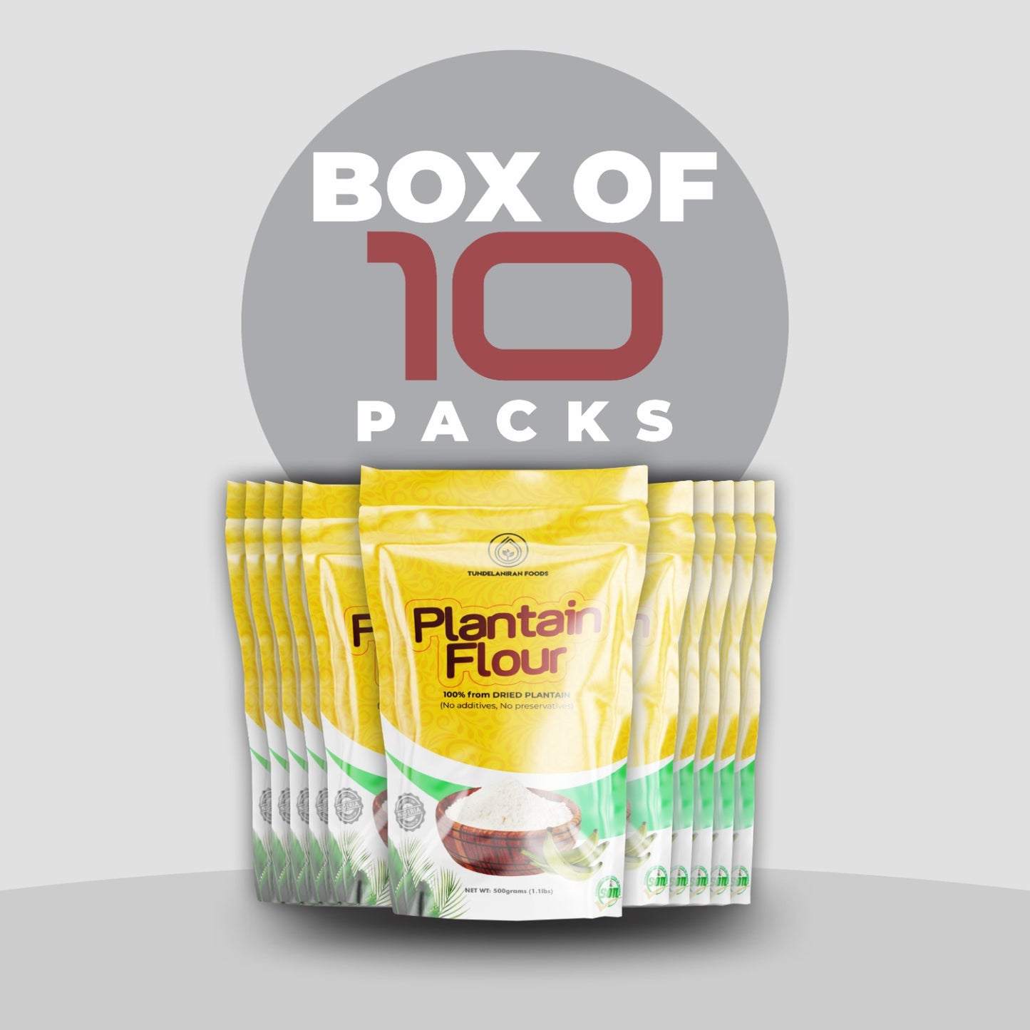 Plantain Flour – Gluten-Free Family Pack – TundeLaniran Foods