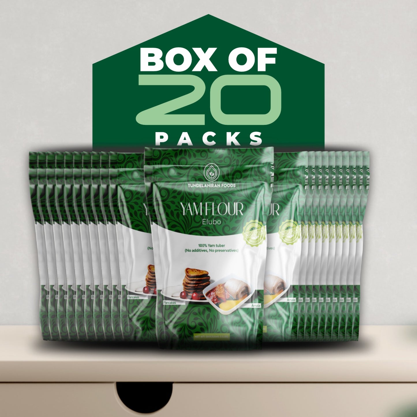 Premium Yam Flour (Elubo) – TundeLaniran Foods