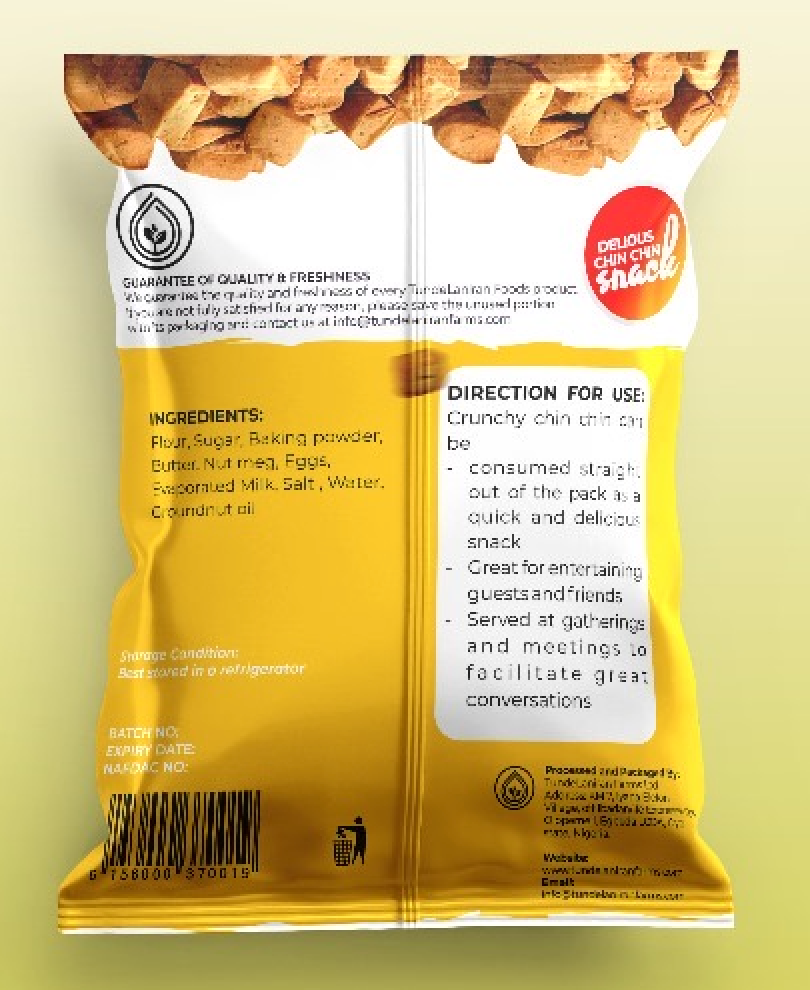 DELICIOUS CHIN CHIN SNACK - TundeLaniran Foods