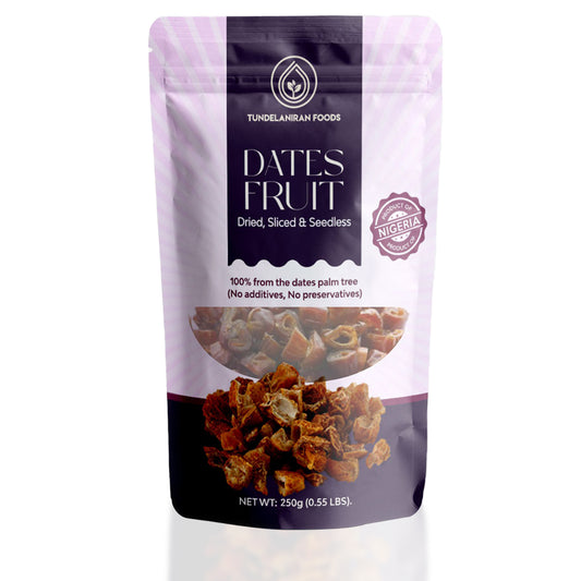 Pitted and Sliced Dates Fruit - Big Pack - TundeLaniran Foods