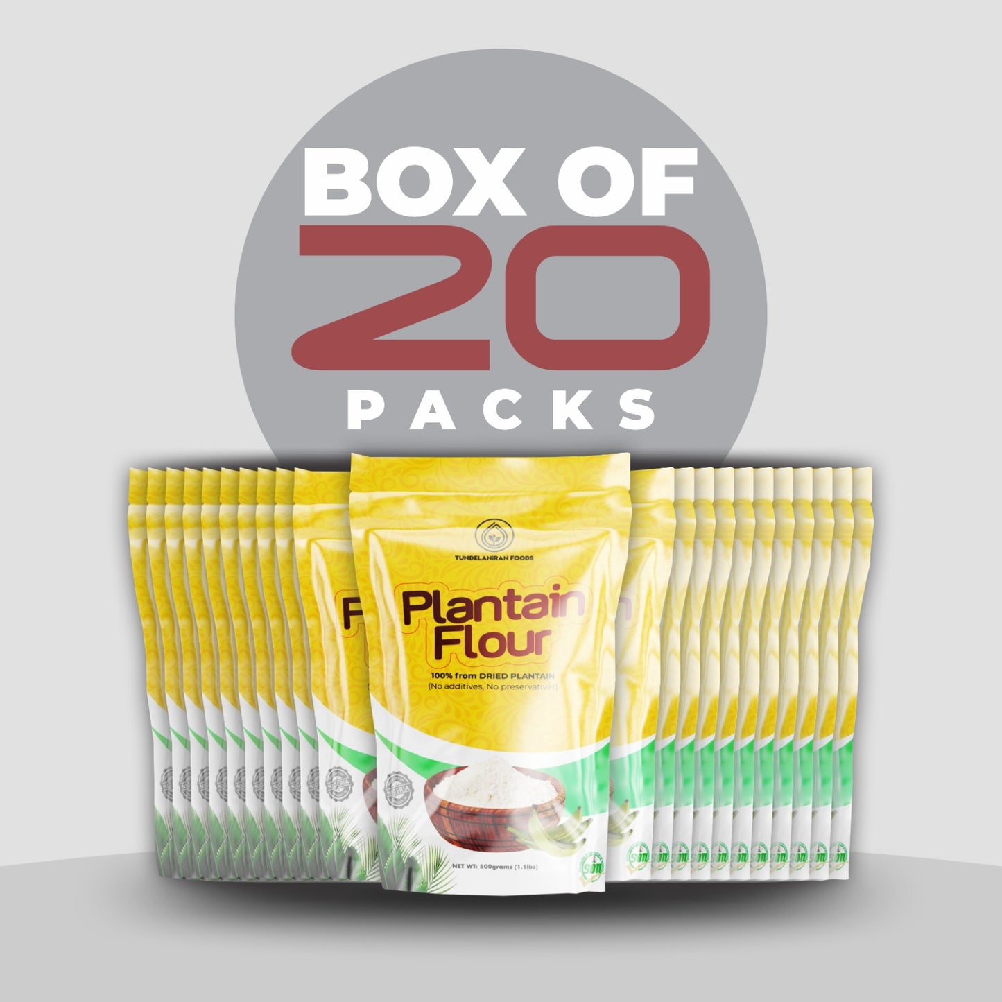 Plantain Flour – Gluten-Free Family Pack – TundeLaniran Foods