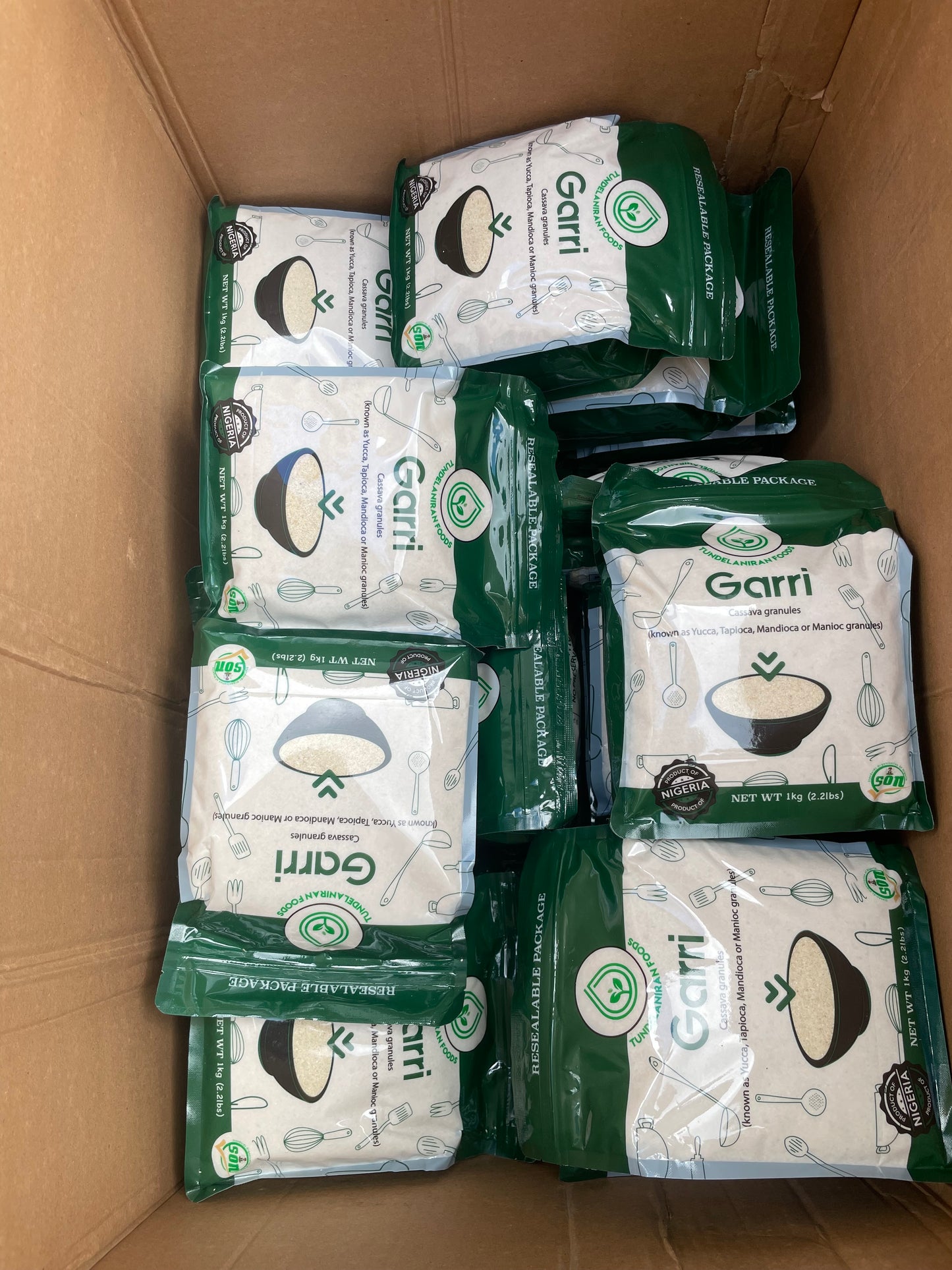 White Garri – Premium Cassava Granules – TundeLaniran Foods