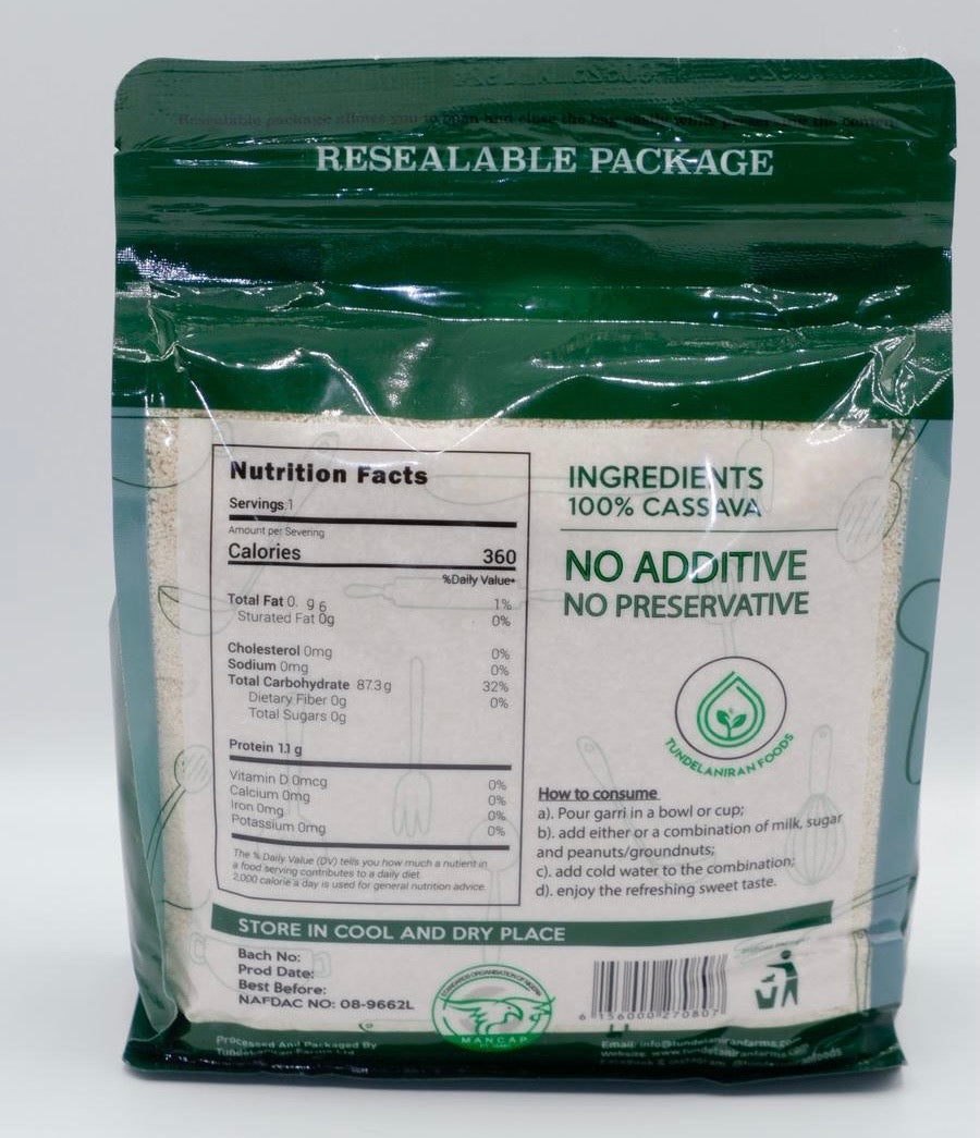 Premium Yellow Garri – Authentic Cassava Granules – TundeLaniran Foods