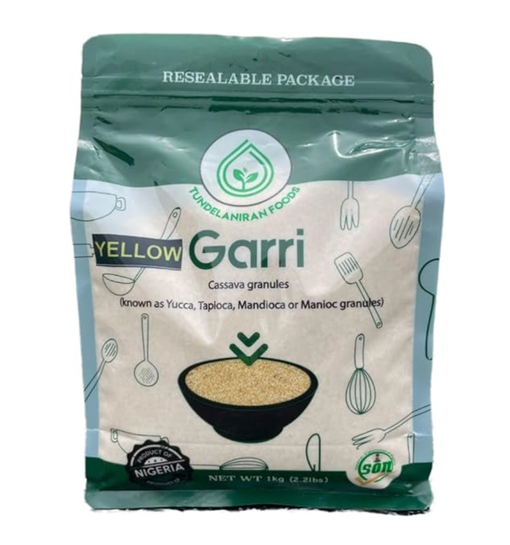 Premium Yellow Garri – Authentic Cassava Granules – TundeLaniran Foods