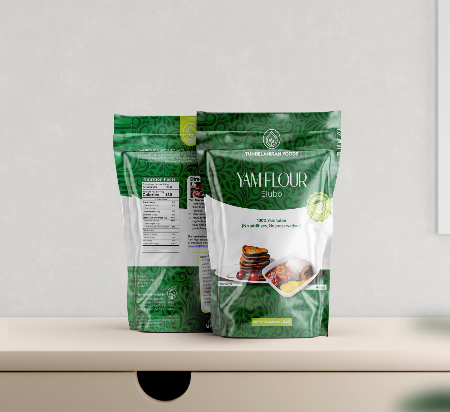 Premium Yam Flour (Elubo) – TundeLaniran Foods