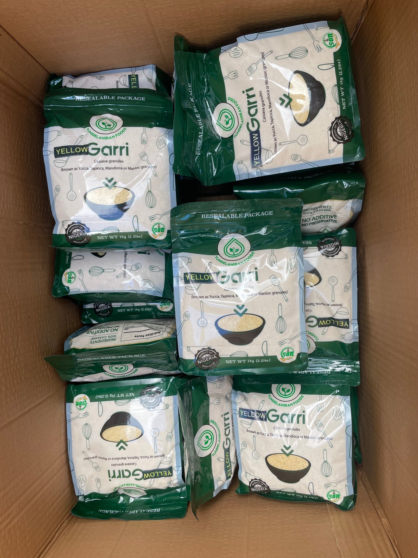 Premium Yellow Garri – Authentic Cassava Granules – TundeLaniran Foods